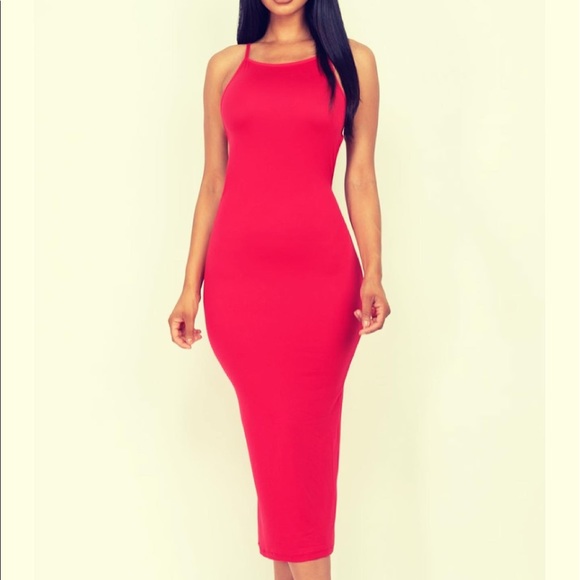 Spaghetti Strap Backless Maxi Dress - Picture 2 of 2